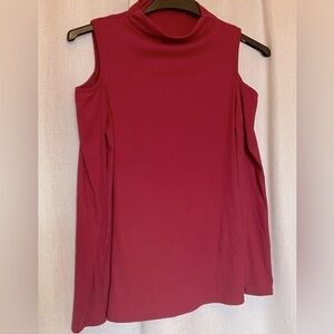 Vine & Love long sleeve cold shoulder top